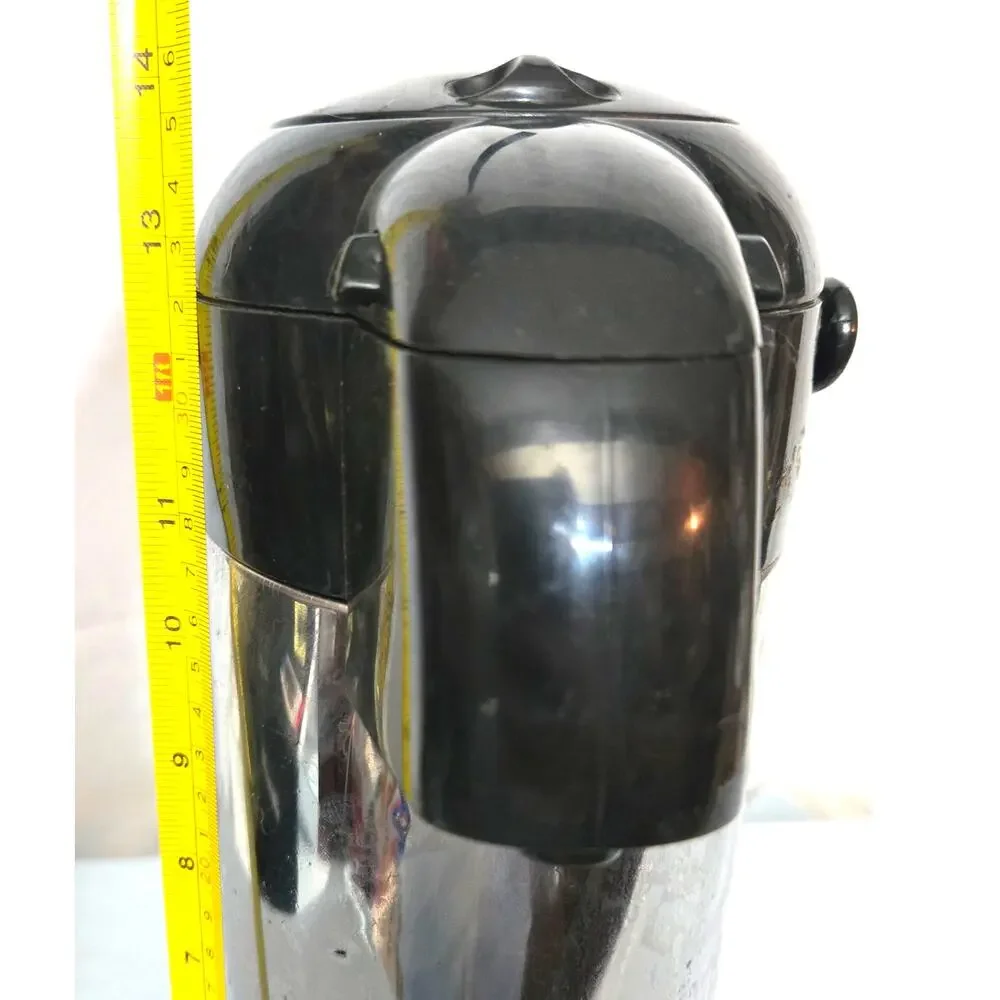 Air Pot Beverage Server Insulated Stainless Pump 75 OZ Hot Cold